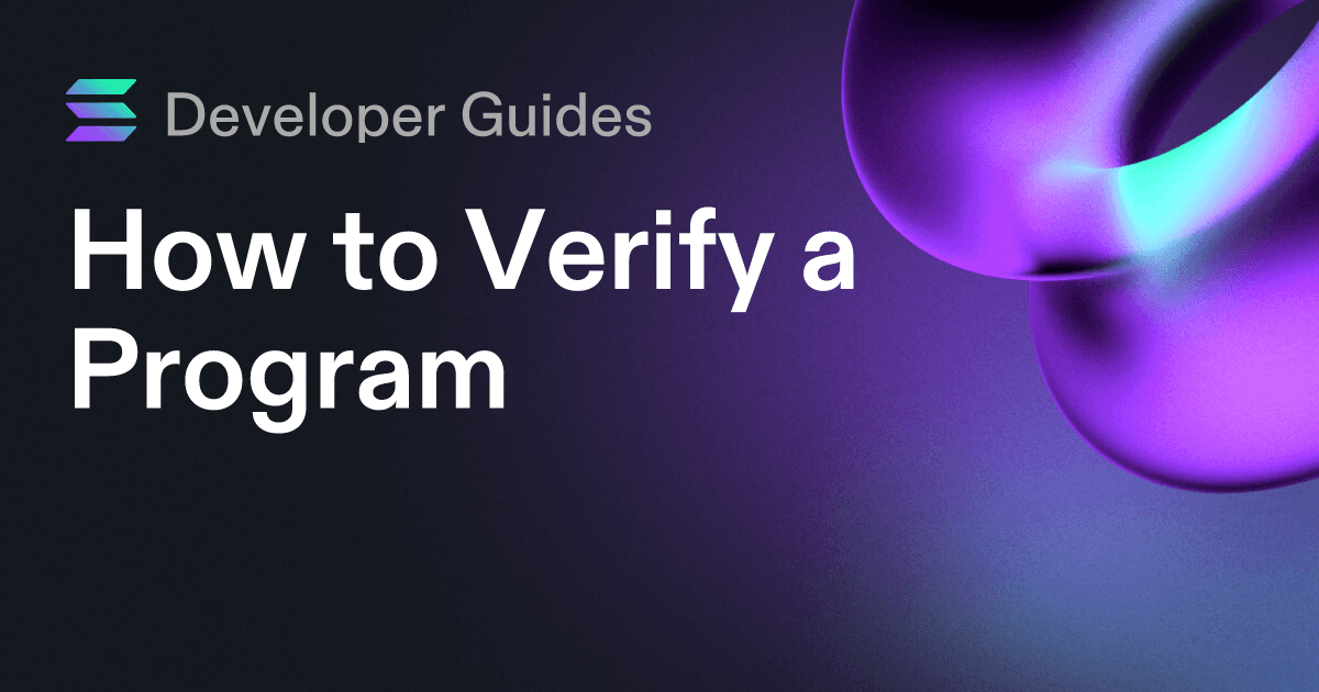 How to Verify a Program